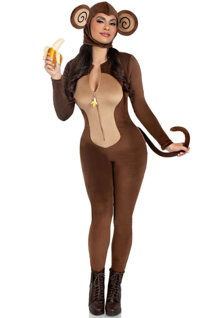 Aap Catsuit Dames Leg Avenue van Leg Avenue koop je bij Partywinkel