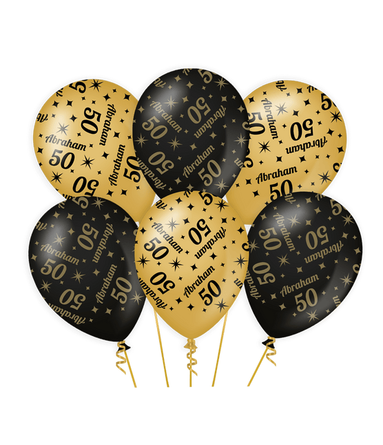 Abraham Ballonnen 30cm 6st van Paper Dreams koop je bij Partywinkel