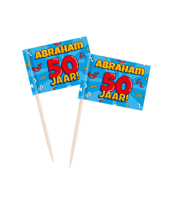 Abraham Cocktailprikkers 50st van Paper Dreams koop je bij Partywinkel