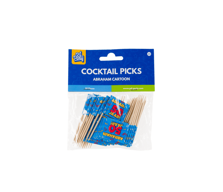 Abraham Cocktailprikkers 50st van Paper Dreams koop je bij Partywinkel
