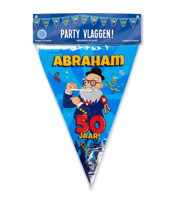 Abraham Slingers Cartoon 10m van Paper Dreams koop je bij Partywinkel