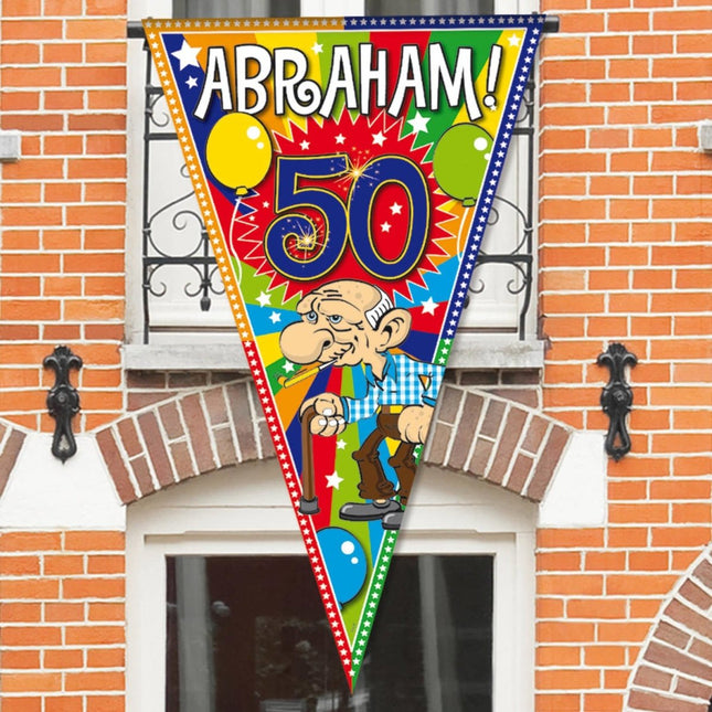 Abraham Vlag 1,5m van Folat koop je bij Partywinkel