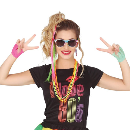 Accessoireset Neon 80s 8 delig van Fiestas Guirca koop je bij Partywinkel