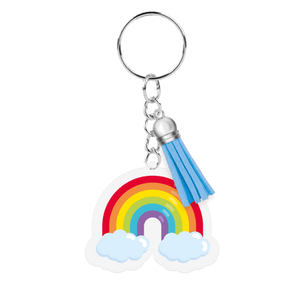 Acryl Sleutelhanger Regenboog van Paper Dreams koop je bij Partywinkel