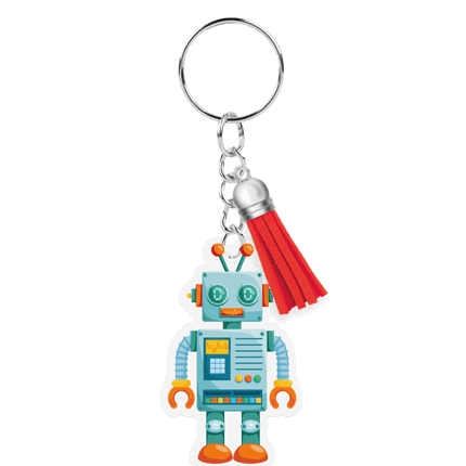Acryl Sleutelhanger Robot van Paper Dreams koop je bij Partywinkel