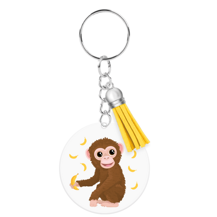 Acryl Sleutelhanger Aap