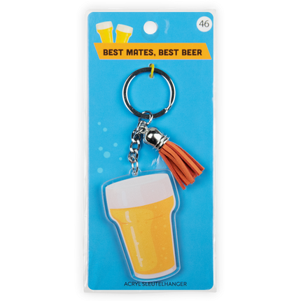Acryl Sleutelhanger Biertje