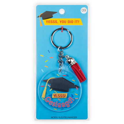 Sleutelhanger Geslaagd