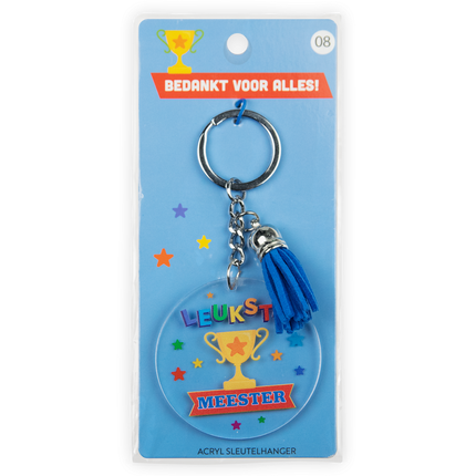 Sleutelhanger Leukste Meester