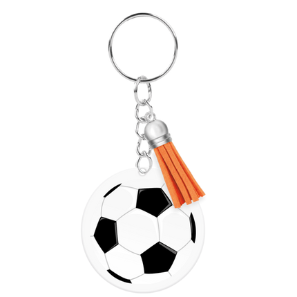 Acryl Sleutelhanger Voetbal