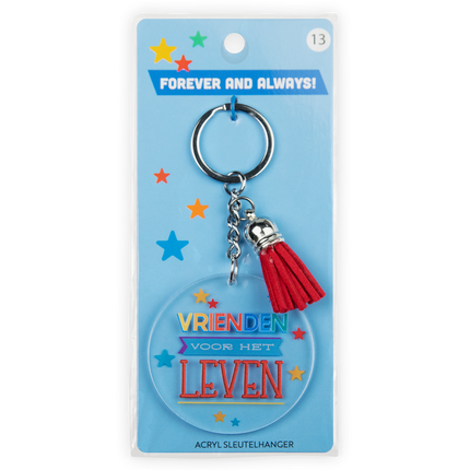 Acryl sleutelhanger Vrienden