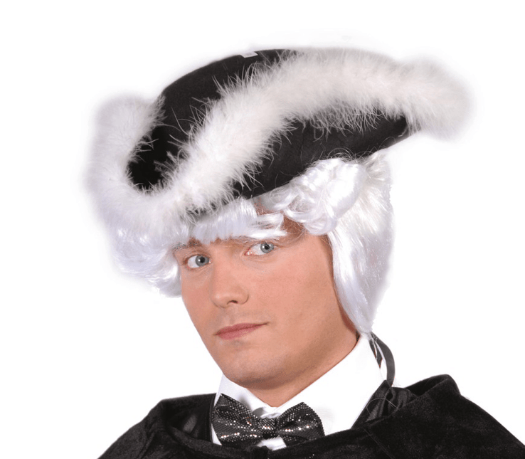 Admiraal Hoed Wit Bont van Fiestas Guirca koop je bij Partywinkel
