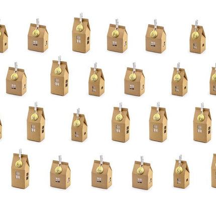 Adventkalender Huisjes van Partydeco koop je bij Partywinkel