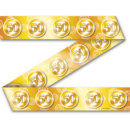 Afzetlint 50 Jaar Getrouwd 12m van Paper Dreams koop je bij Partywinkel