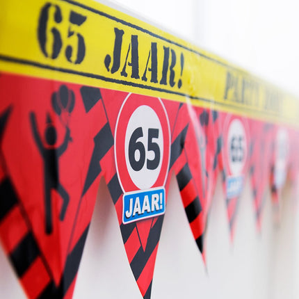 Afzetlint 65 Jaar 12m van Paper Dreams koop je bij Partywinkel