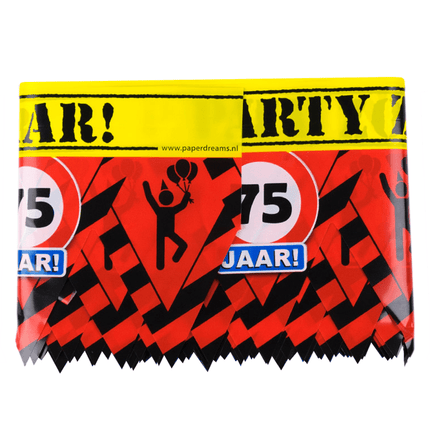 Afzetlint 75 Jaar 12m van Paper Dreams koop je bij Partywinkel
