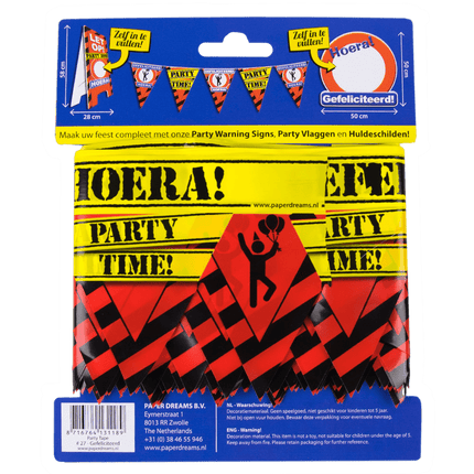 Afzetlint Gefeliciteerd 12m van Paper Dreams koop je bij Partywinkel