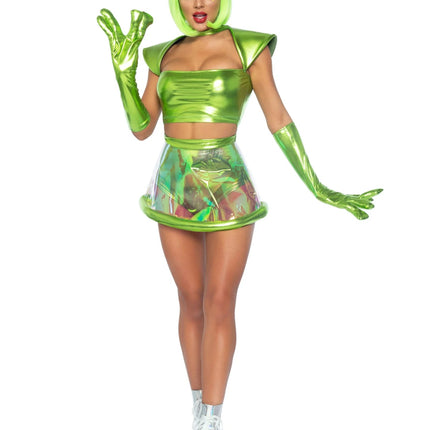 Alien Pak Groen Dames Leg Avenue van Leg Avenue koop je bij Partywinkel