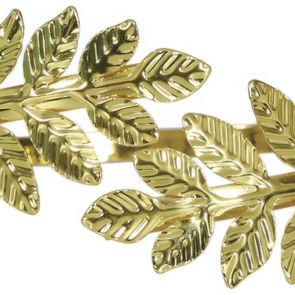 Armband Goud Bladeren van Fiestas Guirca koop je bij Partywinkel