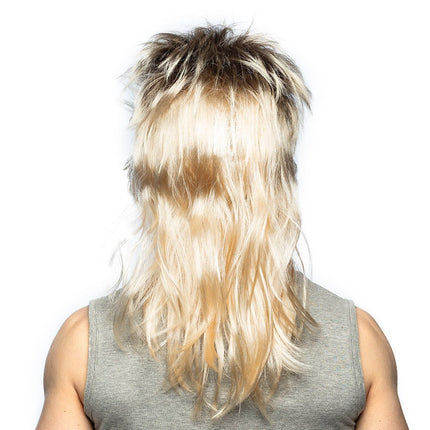 Aso Sjonnie Pruik met Matje Blond van Boland koop je bij Partywinkel