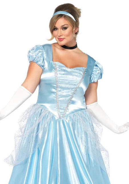 Assepoester Jurk Blauw Dames Classic Leg Avenue van Leg Avenue koop je bij Partywinkel