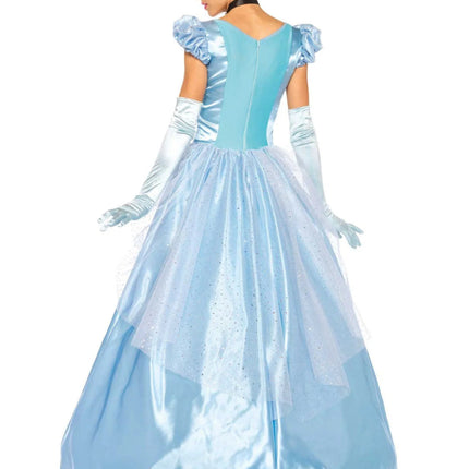 Assepoester Jurk Blauw Dames Leg Avenue van Leg Avenue koop je bij Partywinkel