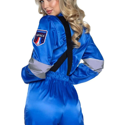Astronaut Jumpsuit Blauw Dames Leg Avenue van Leg Avenue koop je bij Partywinkel