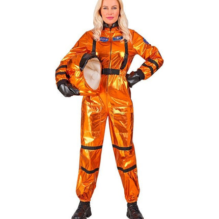 Astronaut Oranje Dames van Widmann koop je bij Partywinkel