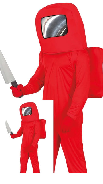 Astronautenpak Kind Rood 14/16 jaar van Fiestas Guirca koop je bij Partywinkel