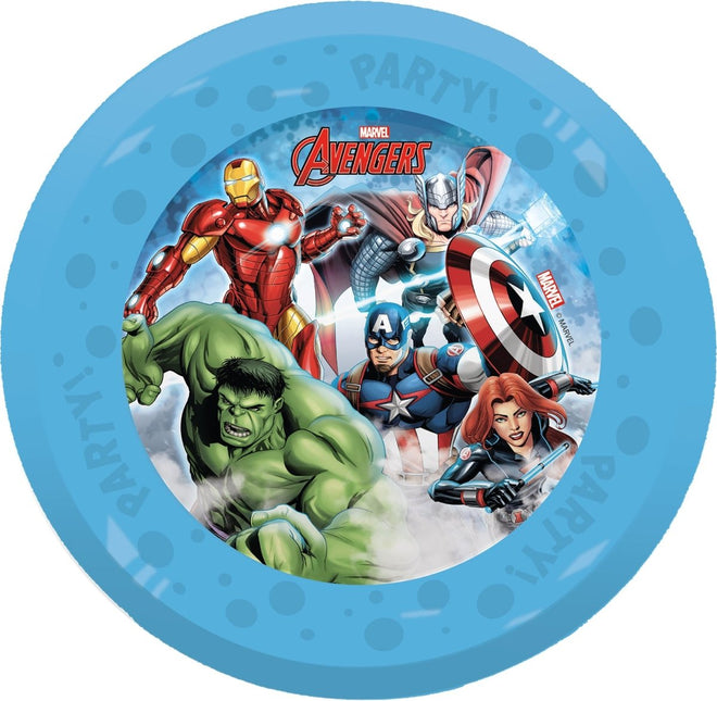 Avengers Borden Herbruikbaar 21cm 4st van Procos koop je bij Partywinkel