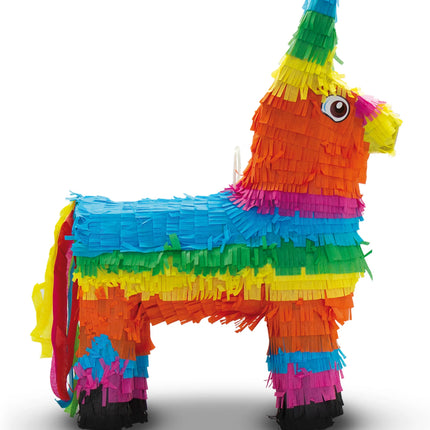 Ezel Pinata Gekleurd 41cm