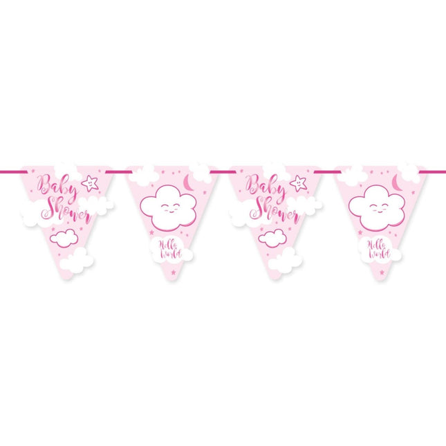 Babyshower Meisje Slingers 6m van Folat koop je bij Partywinkel
