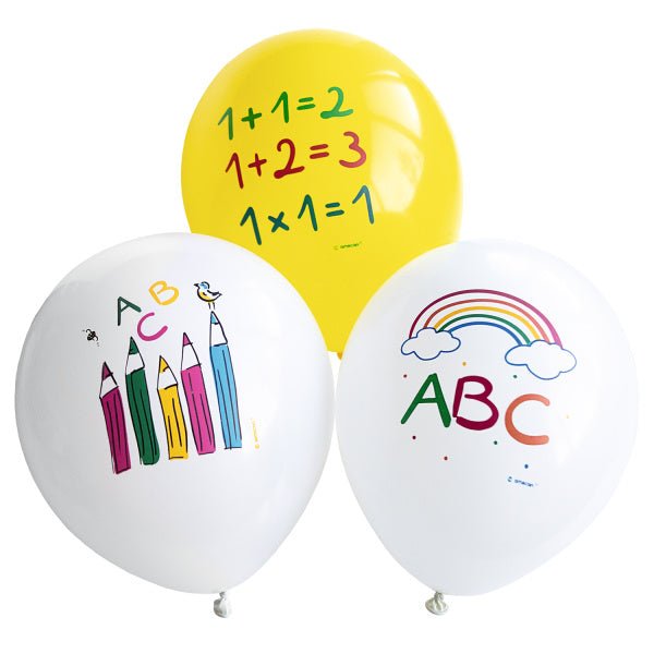 Back To School Ballonnen 27,5cm 6st van Riethmueller koop je bij Partywinkel