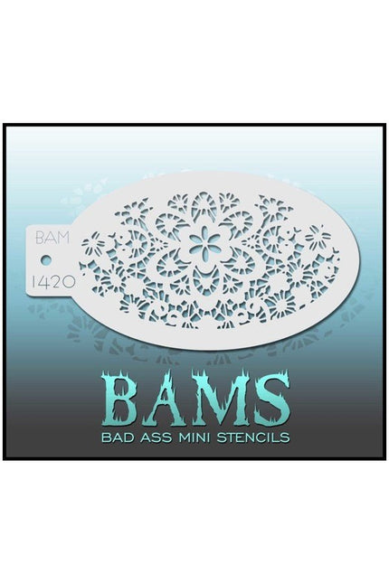 Bad Ass Schmink Sjabloon 1420 van Bad Ass Stencils koop je bij Partywinkel