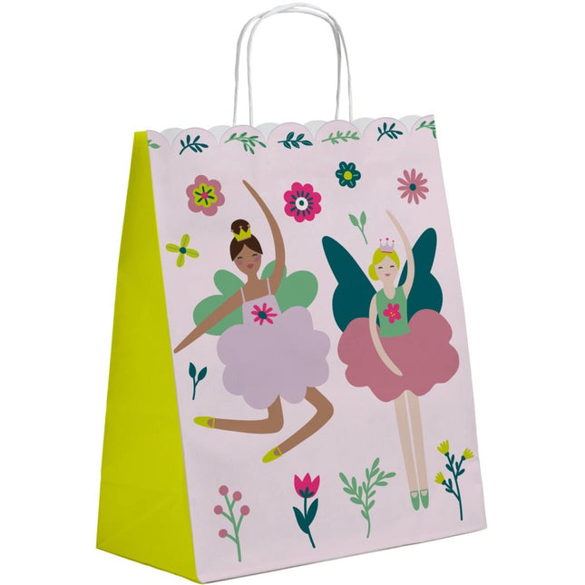 Ballerina Cadeautasje Papier 27cm 6st van Folat koop je bij Partywinkel