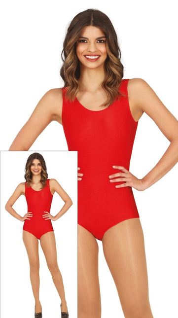 Balletpakje Rood Dames Mouwloos van Fiestas Guirca koop je bij Partywinkel