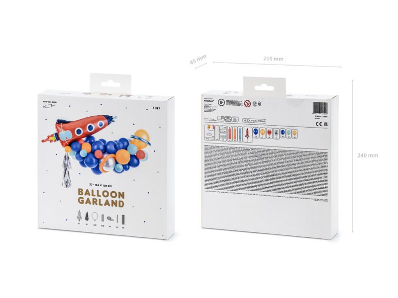 Ballon Slinger Space 15 delig van Partydeco koop je bij Partywinkel