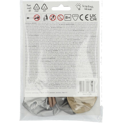 Ballonnen 50 Years 33cm 4st van Folat koop je bij Partywinkel