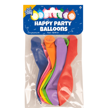 Ballonnen 6 Jaar Hoera 30cm 8st van Paper Dreams koop je bij Partywinkel