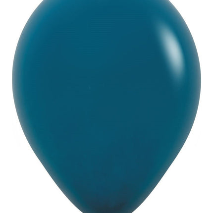 Ballonnen Deep Teal 30cm 12st van Sempertex koop je bij Partywinkel