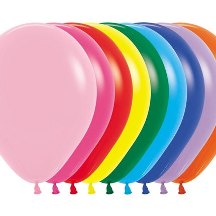 Ballonnen Fashion Mix 25cm 100st van Sempertex koop je bij Partywinkel