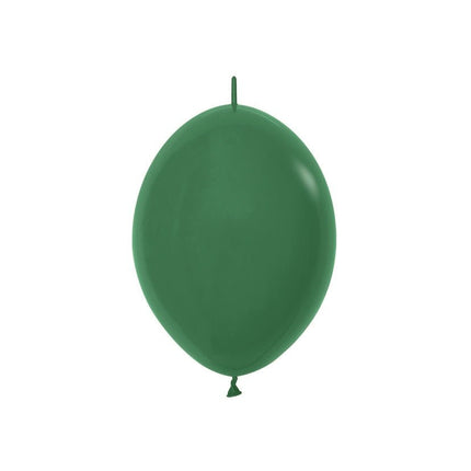 Ballonnen Forest Green 15cm 50st van Sempertex koop je bij Partywinkel