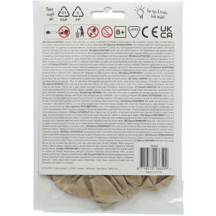 Ballonnen Happy 50Th Anniversary 33cm 4st van Folat koop je bij Partywinkel