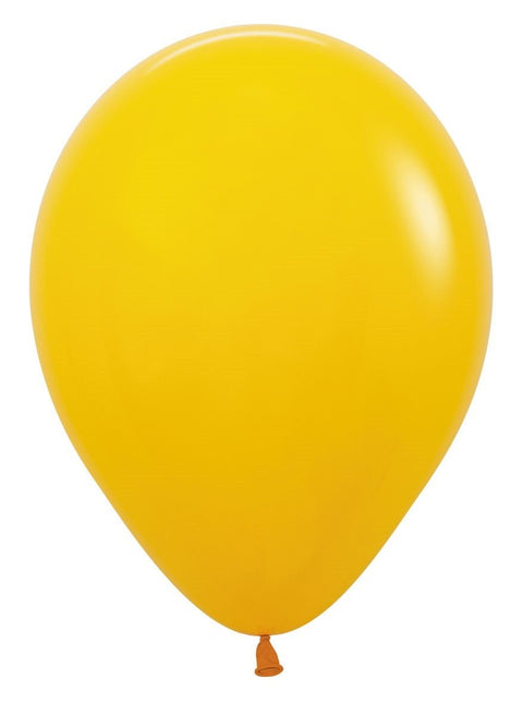 Ballonnen Honey Yellow 30cm 50st van Sempertex koop je bij Partywinkel