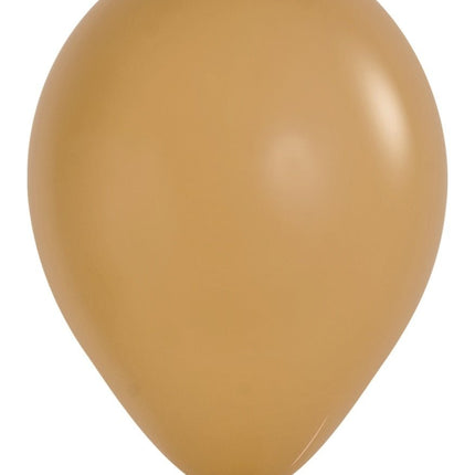 Ballonnen Latte 30cm 50st van Sempertex koop je bij Partywinkel