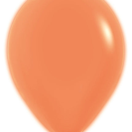 Ballonnen Neon Orange 30cm 50st van Sempertex koop je bij Partywinkel