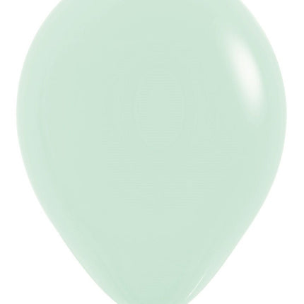 Ballonnen Pastel Matte Green 30cm 50st van Sempertex koop je bij Partywinkel
