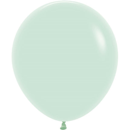 Ballonnen Pastel Matte Green 45cm 25st van Sempertex koop je bij Partywinkel