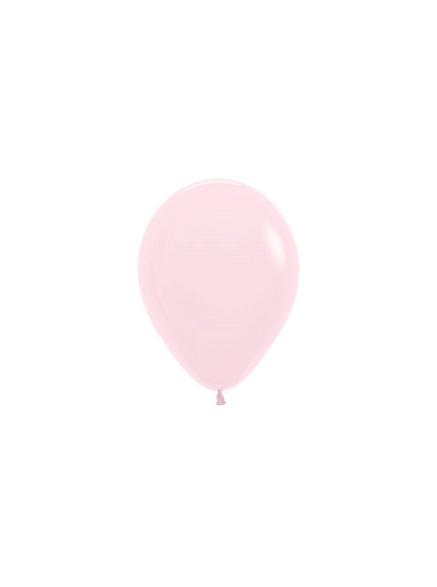 Ballonnen Pastel Matte Pink 12cm 50st van Sempertex koop je bij Partywinkel
