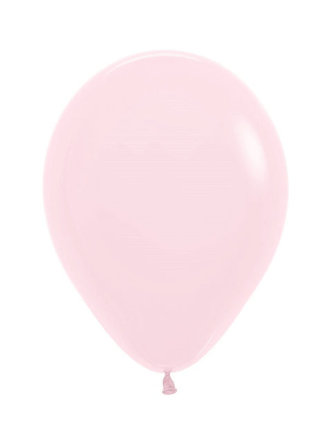 Ballonnen Pastel Matte Pink 25cm 100st van Sempertex koop je bij Partywinkel